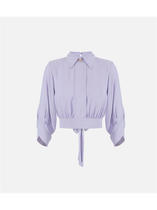 GEORGETTE SHIRT ELISABETTA FRANCHI | CA14761E2EV7 lillà